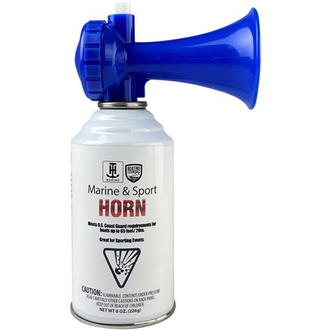 Press the button on top of this air horn to release its loud noise in bursts. . Air horn walmart